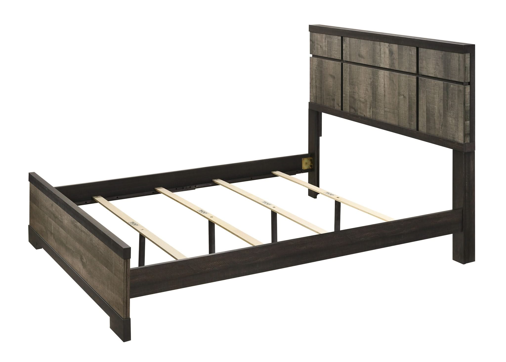 Remington - King 5 Piece Bedroom Set - Dark Brown