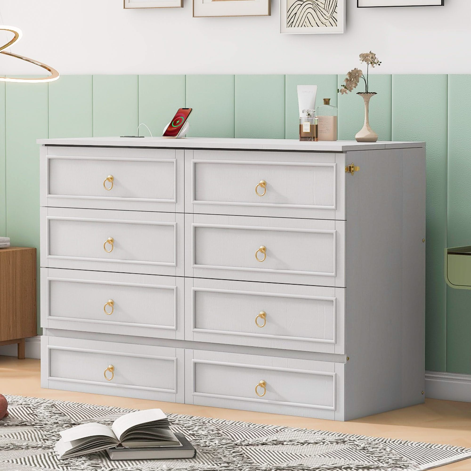 Murphy Bed With Large Drawers And Stylish Design