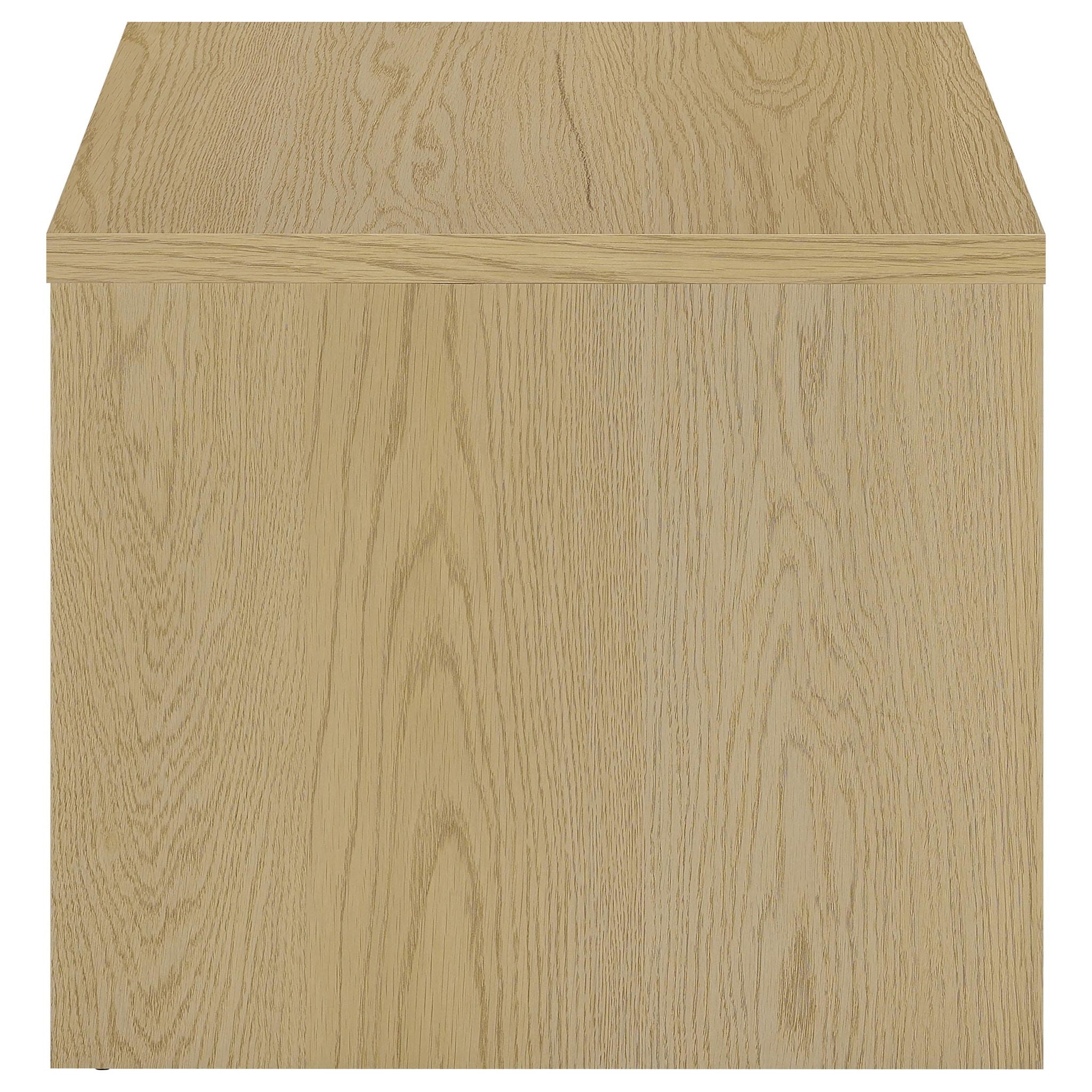 Canoga 2-piece Lift Top Cocktail Coffee Table Set Light Oak