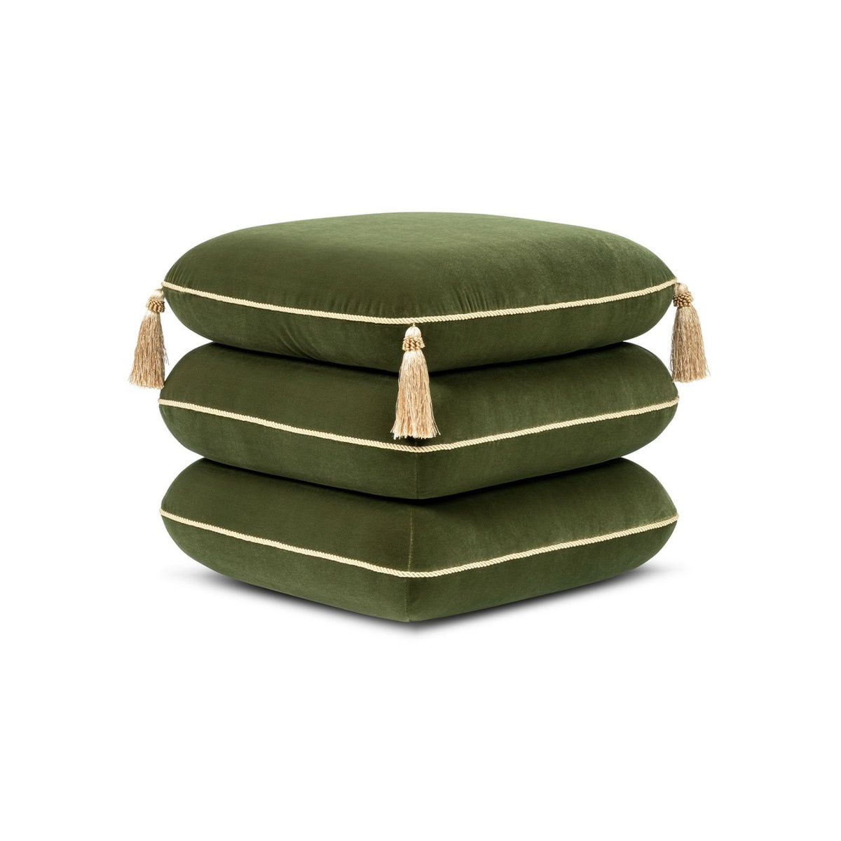 Monarch - Squared Upholstered Ottoman