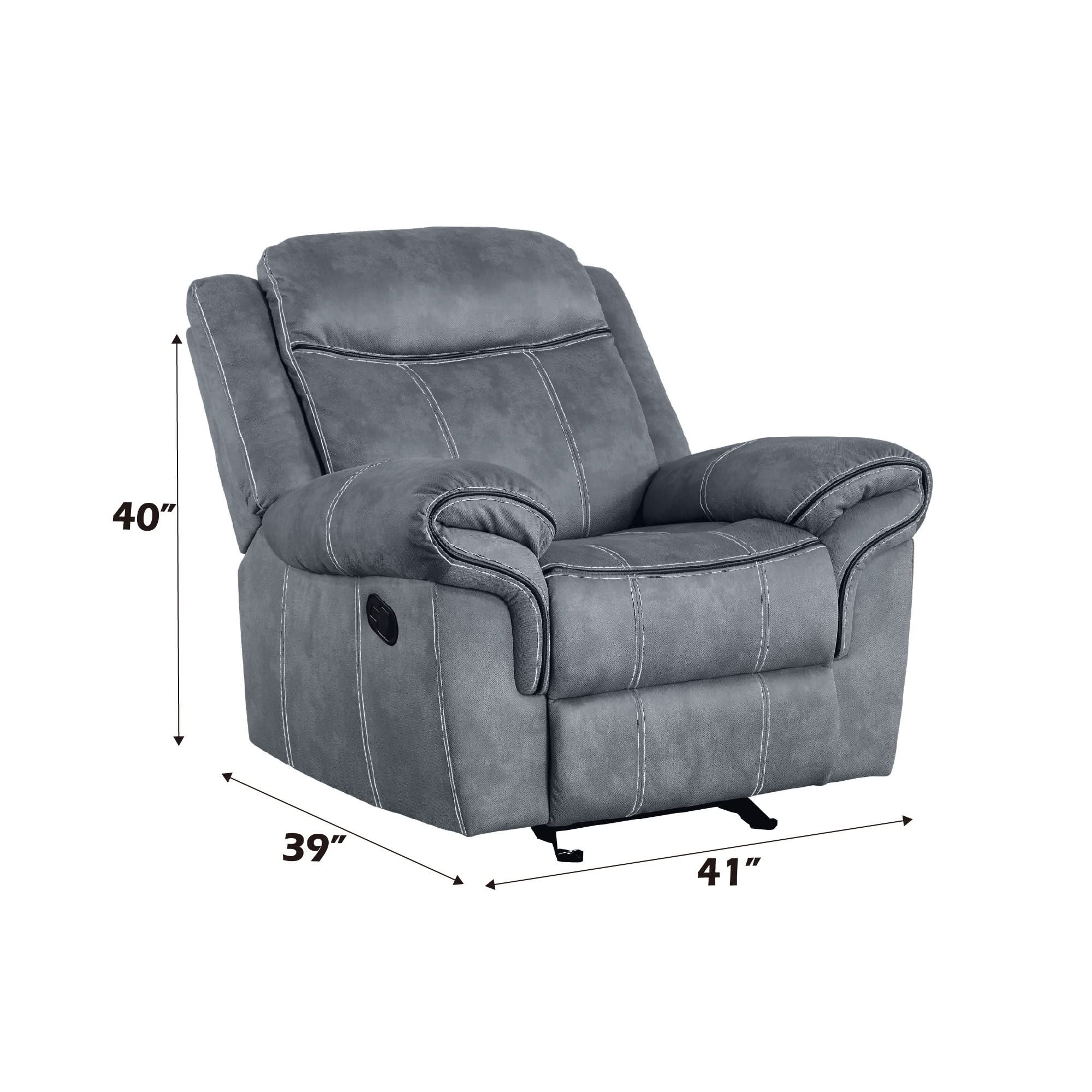 Zubaida - Two Tone Glider Recliner