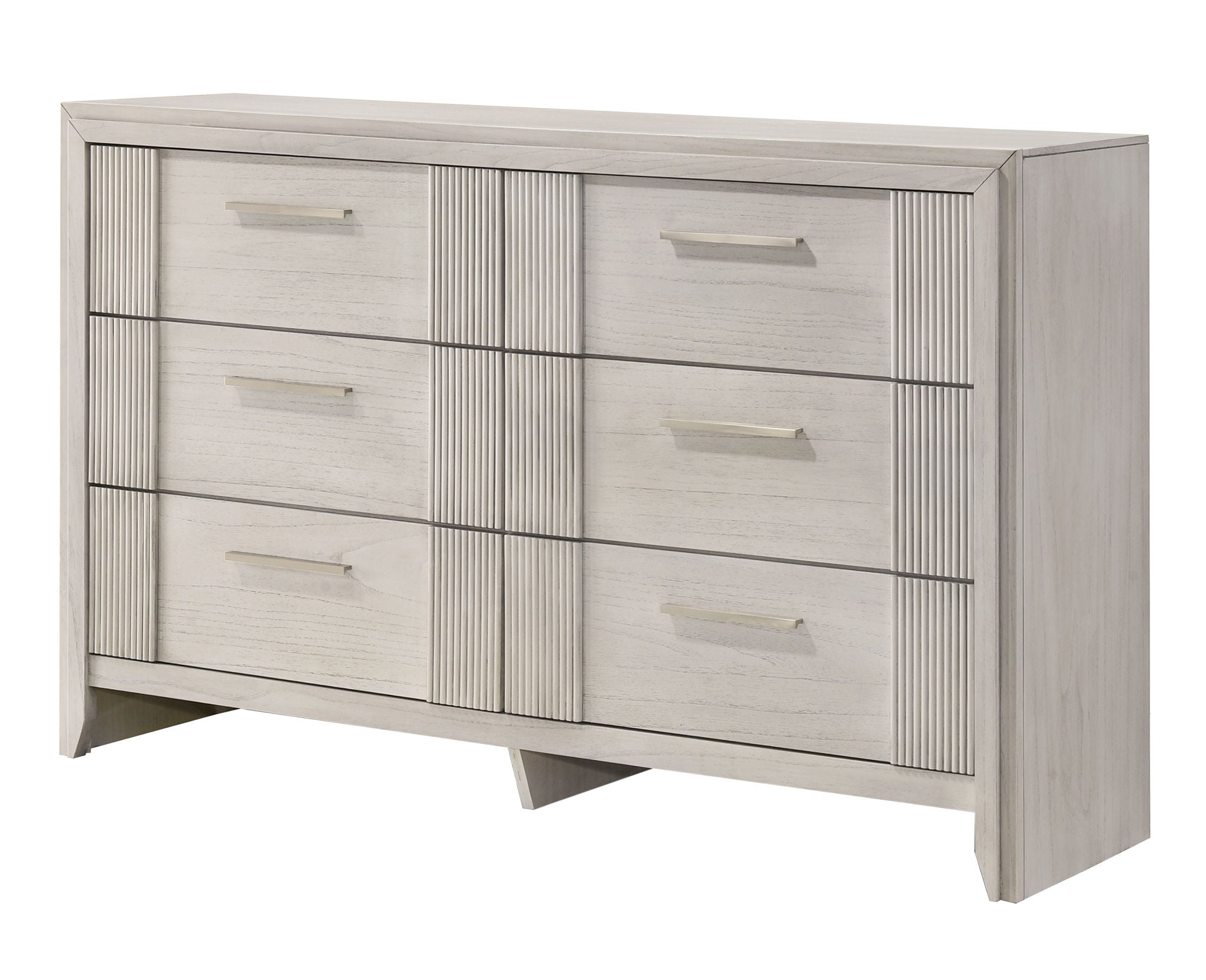 Carlton - King 4 Piece Bedroom Set - White Mist