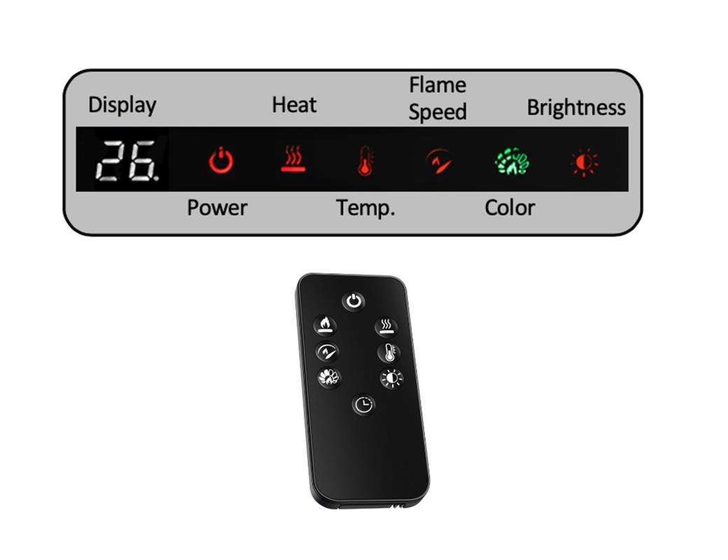 Mezquite - 70" Fireplace - Brown