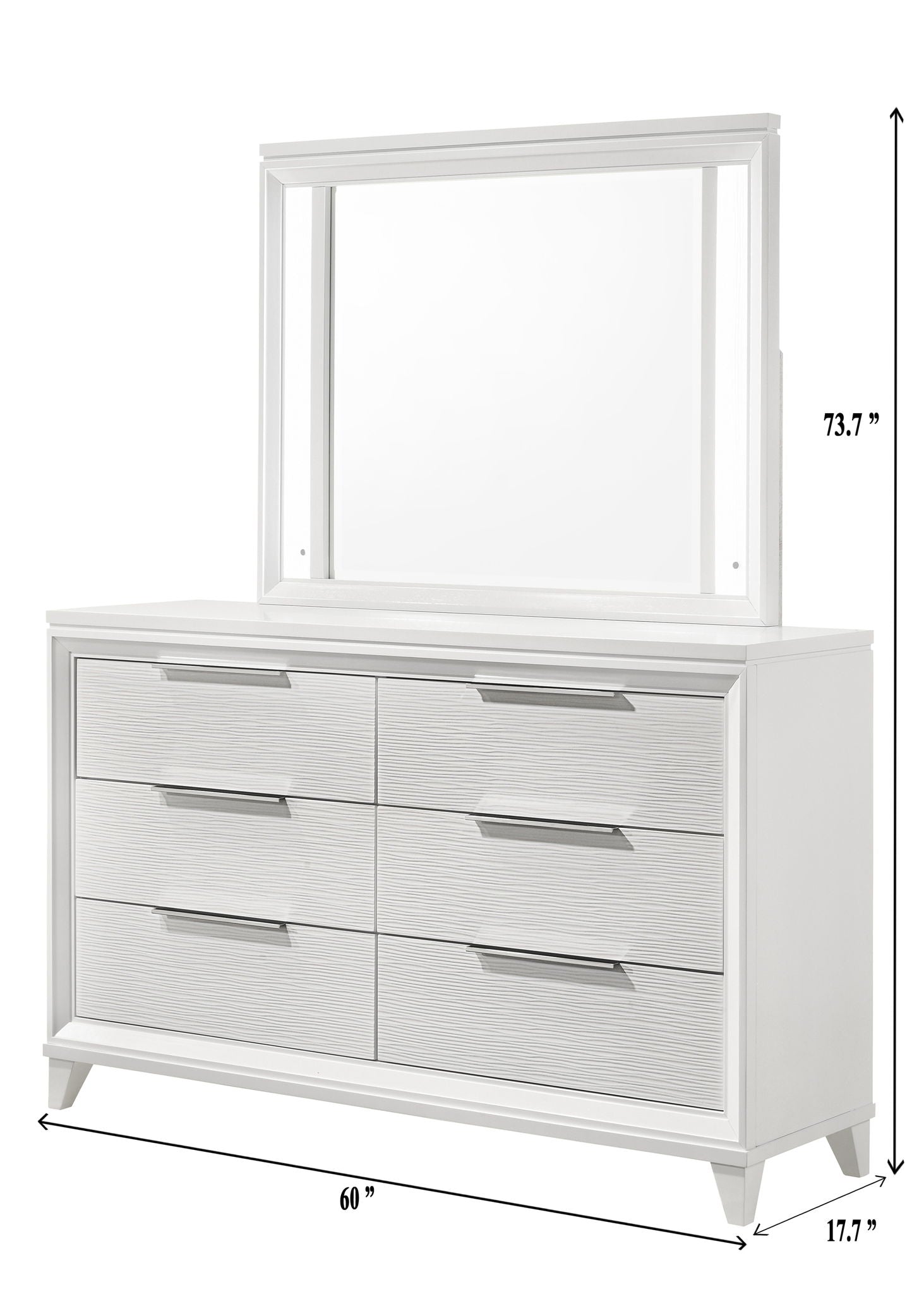 Cressida - Queen 4 Piece Bedroom Set - White