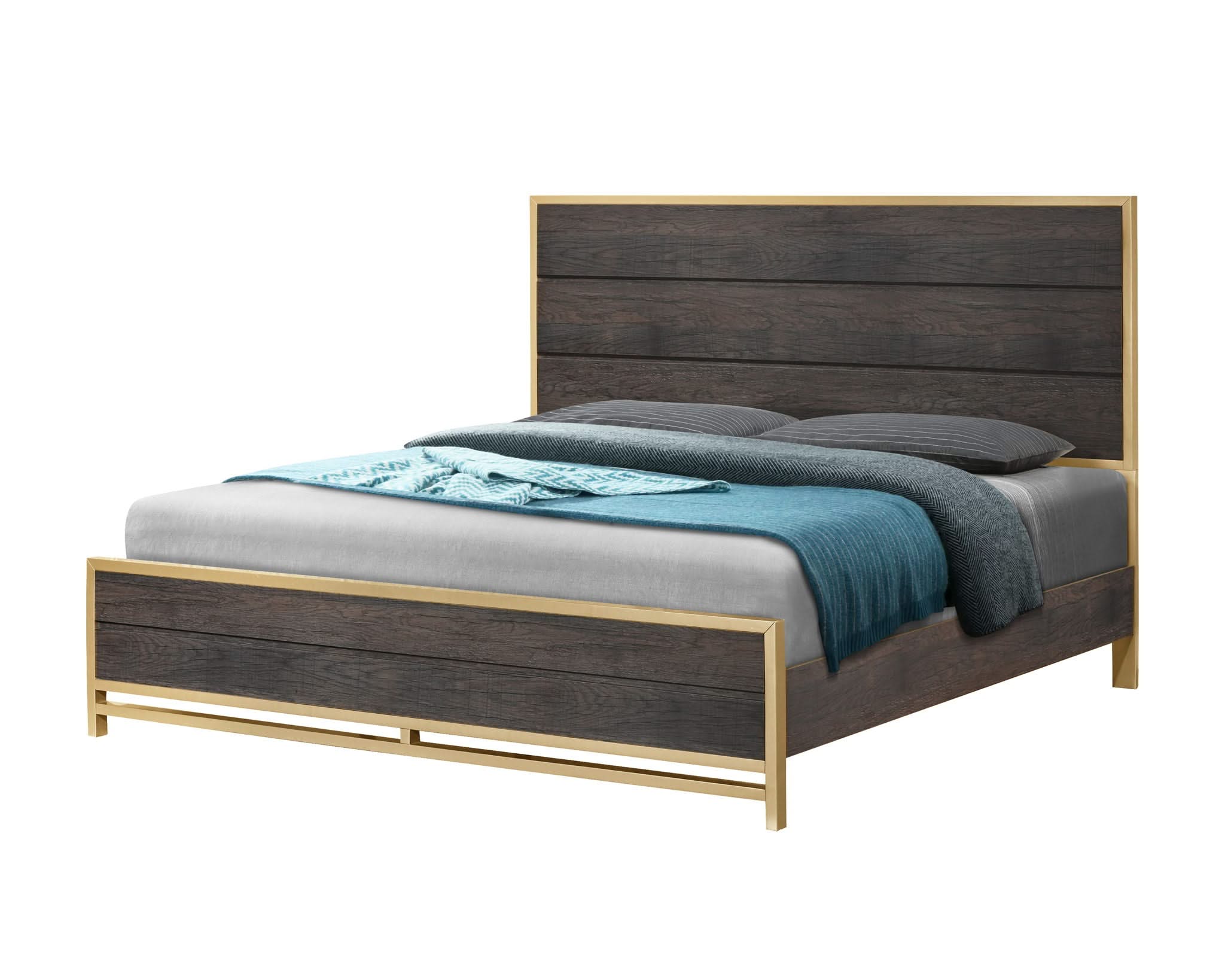 Trevor - King 5 Piece Bedroom Set - Brown