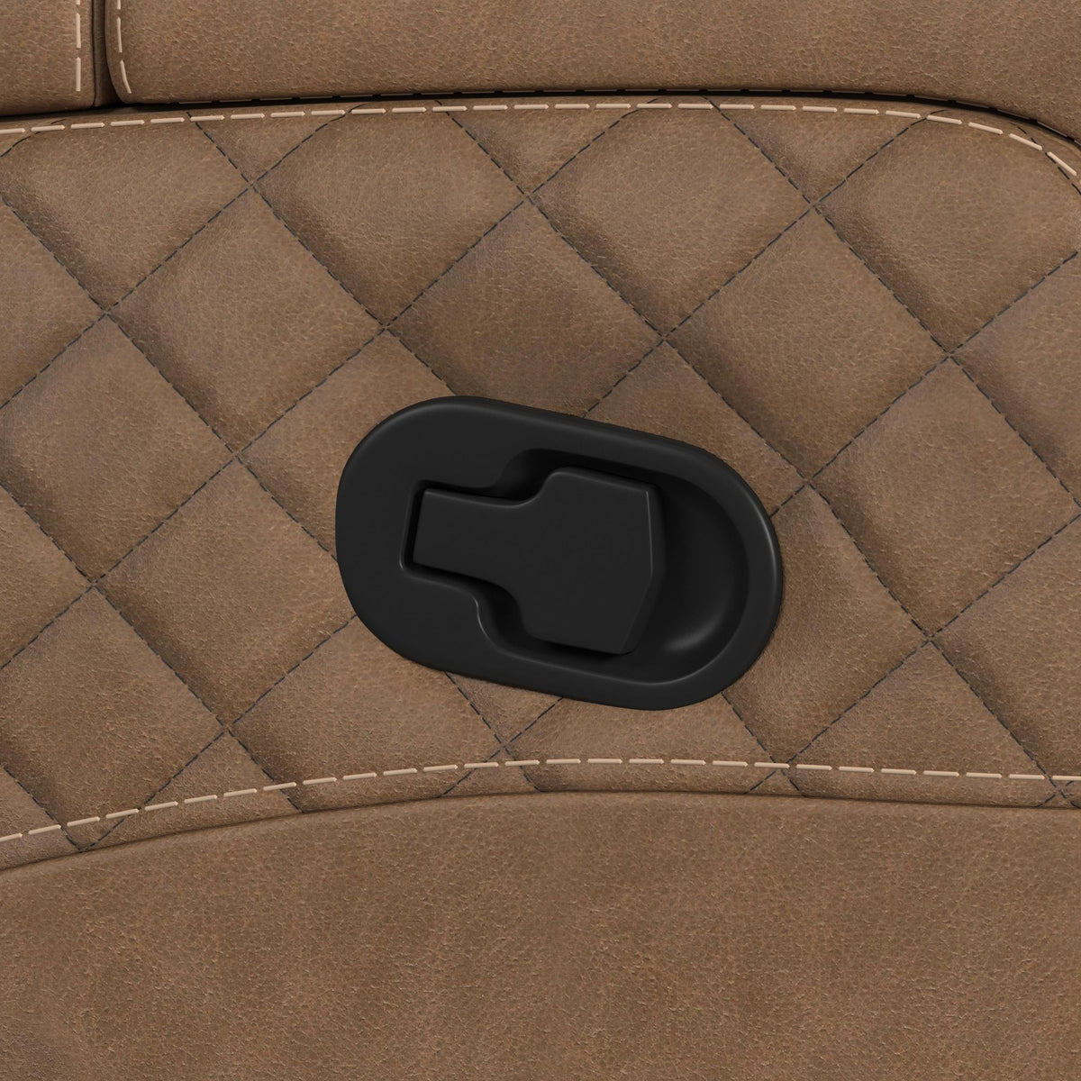 Side Kick - Loveseat With Console, Cupholders And White Led Light - Simba Saddle