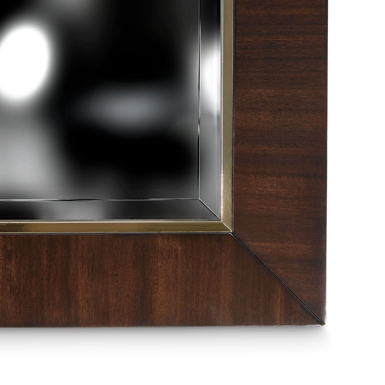 Belmont Place - Wall Mirror - Dark Brown