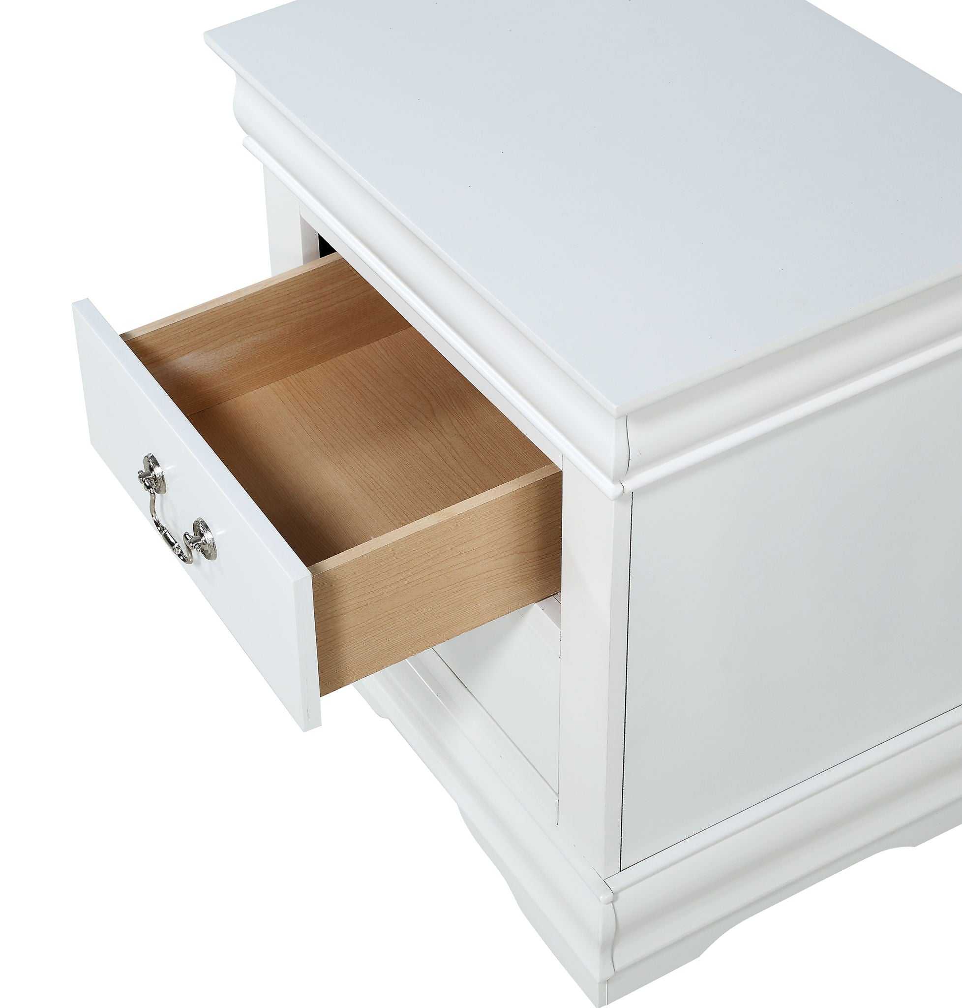 Louis Philip - King 5 Piece Bedroom Set - White