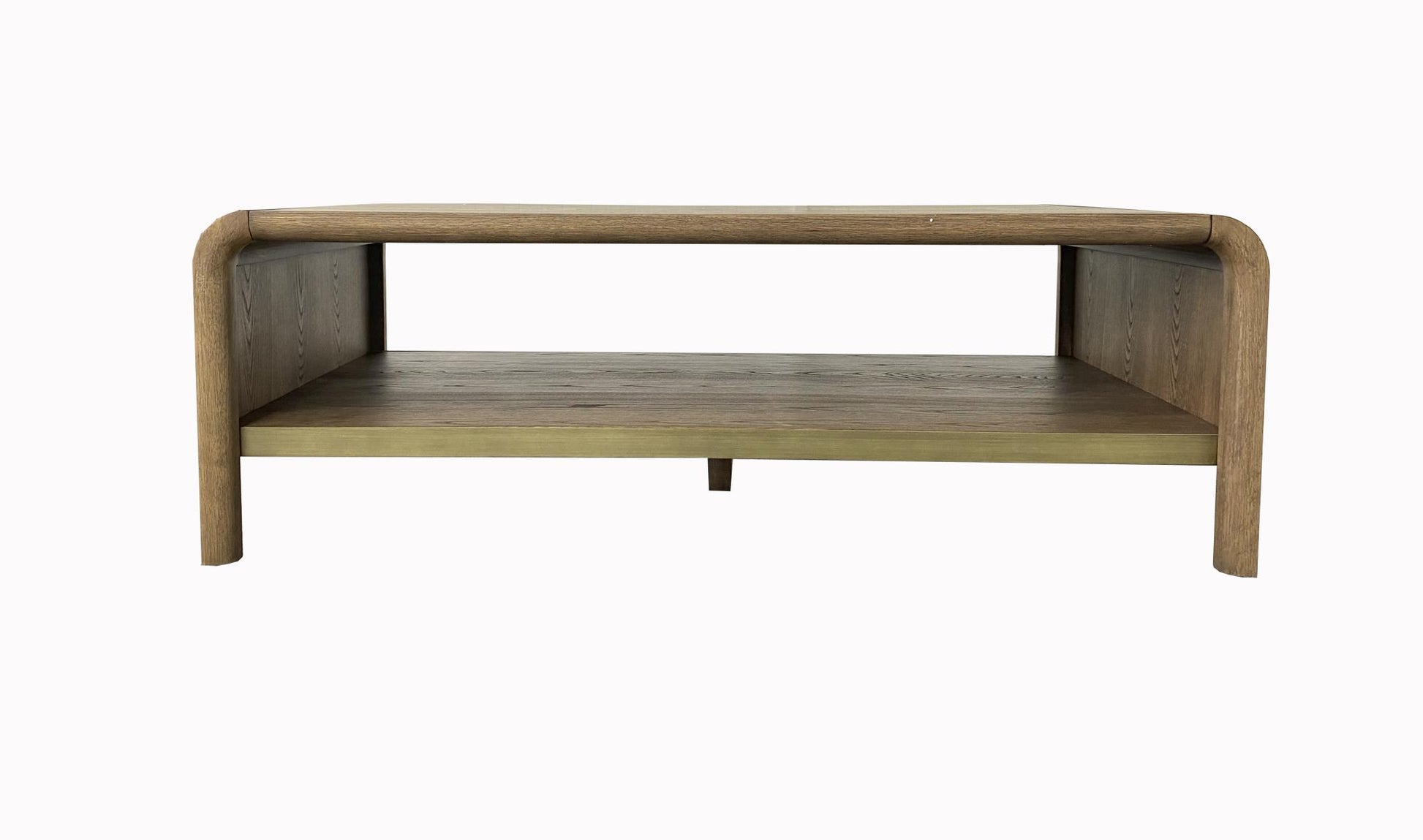 Elure Waterfall Cocktail Table - Latte