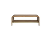 Elure Waterfall Cocktail Table - Latte