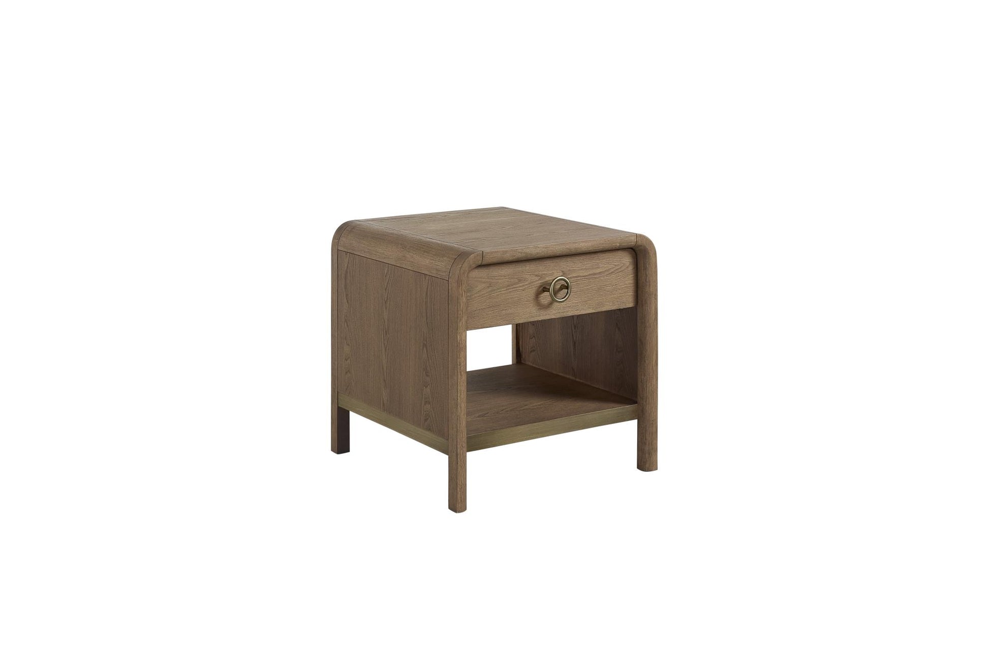Elure Waterfall End Table - Latte