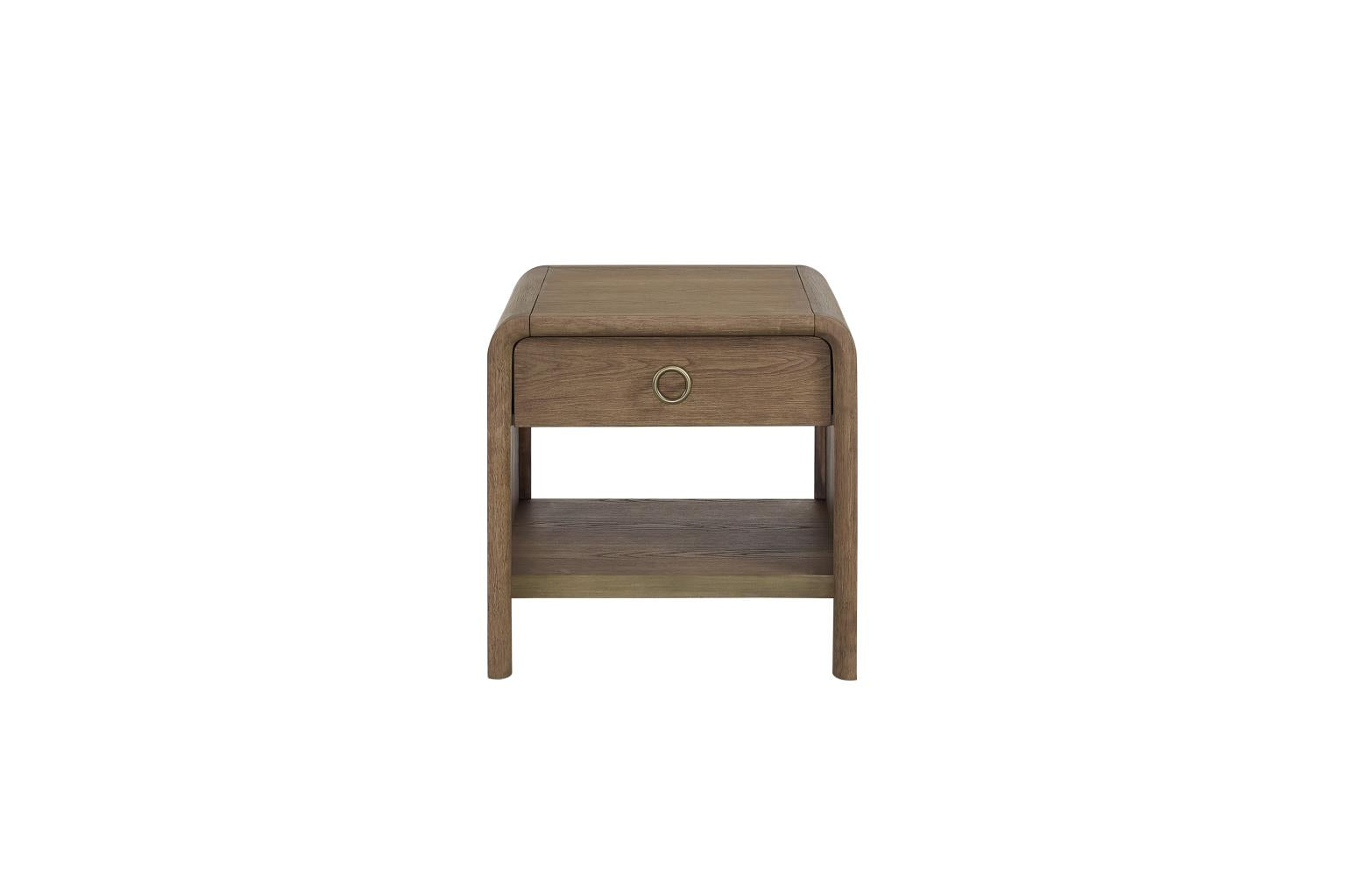 Elure Waterfall End Table - Latte