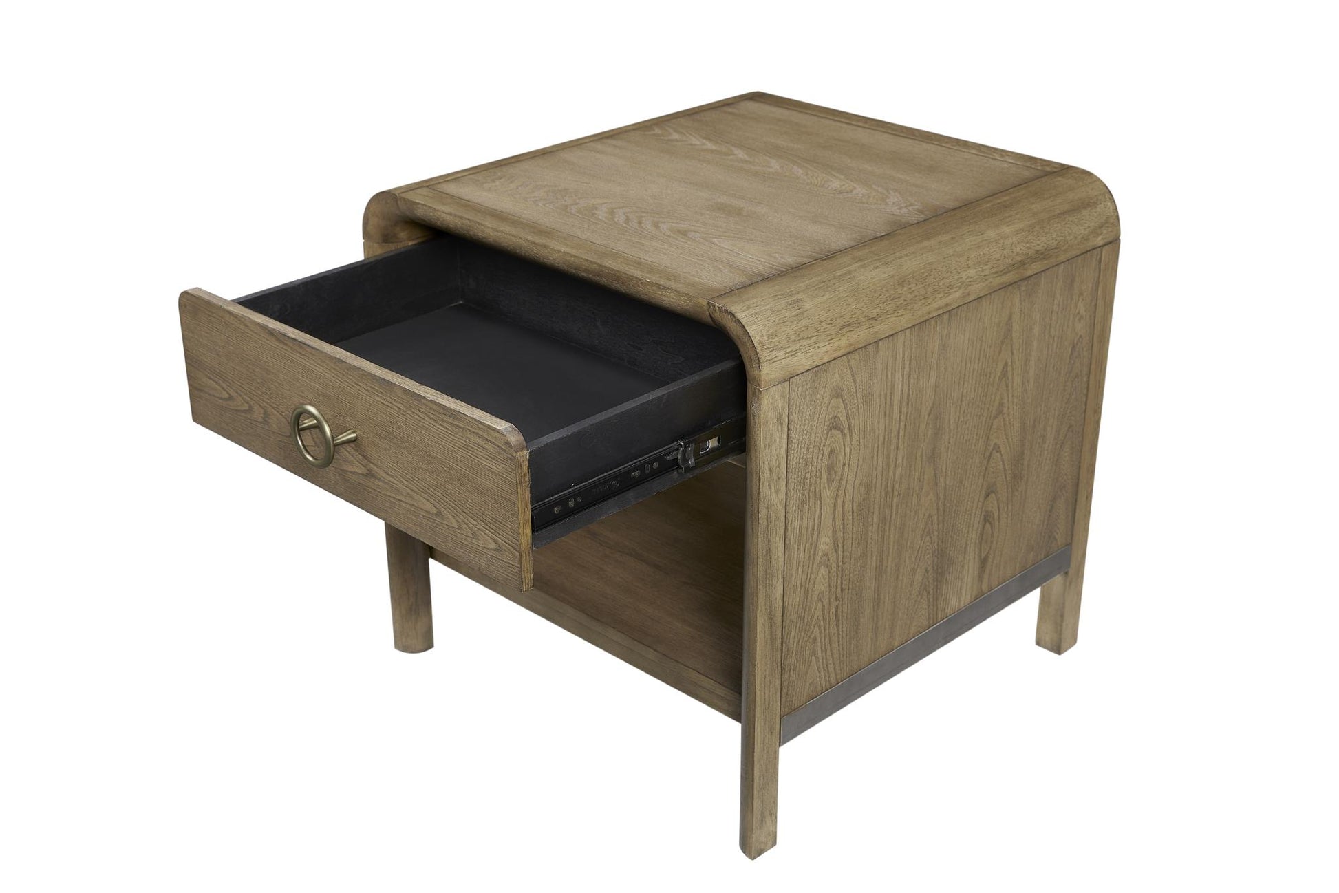 Elure Waterfall End Table - Latte