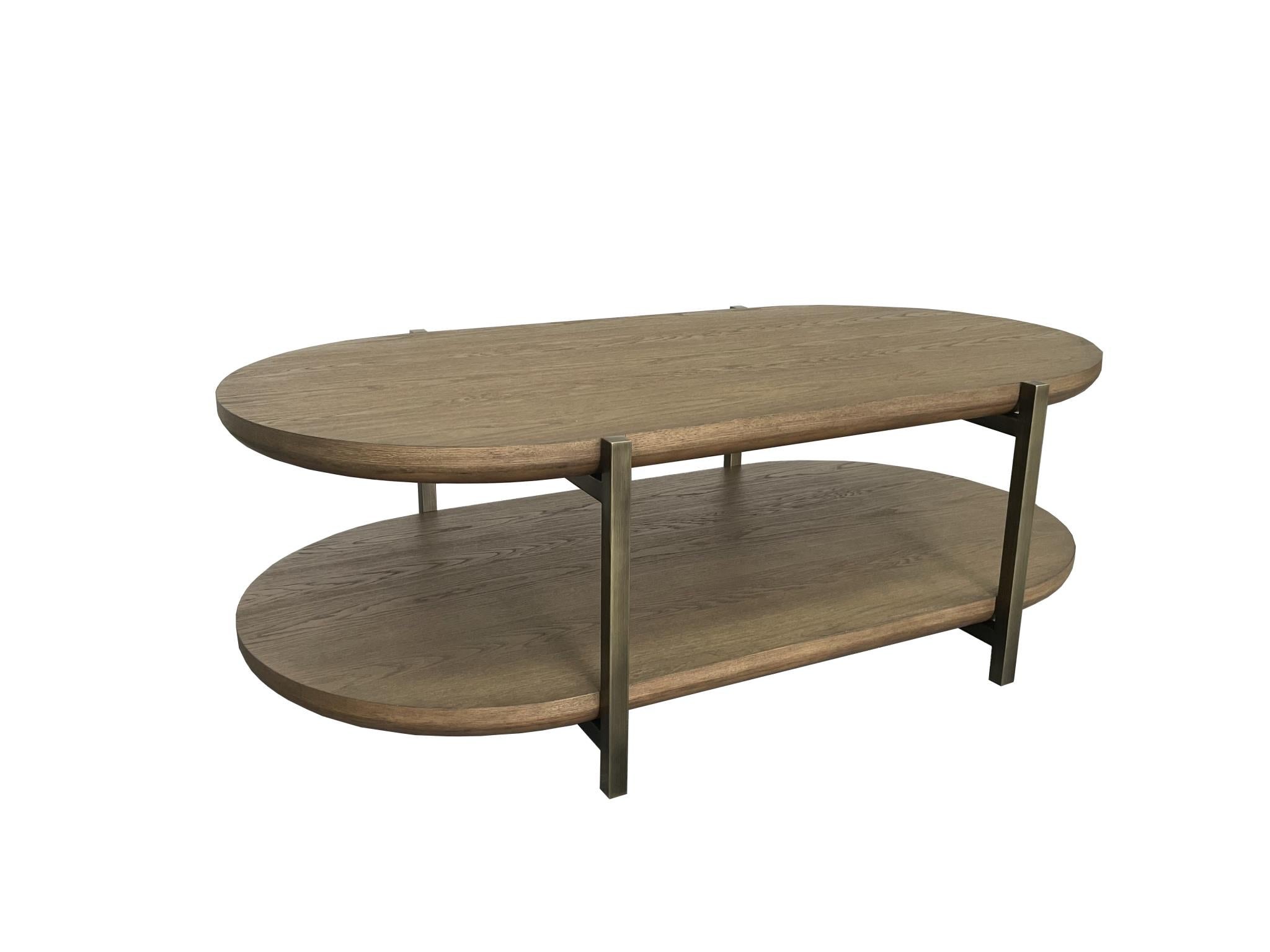 Elure Bridges Cocktail Table - Latte