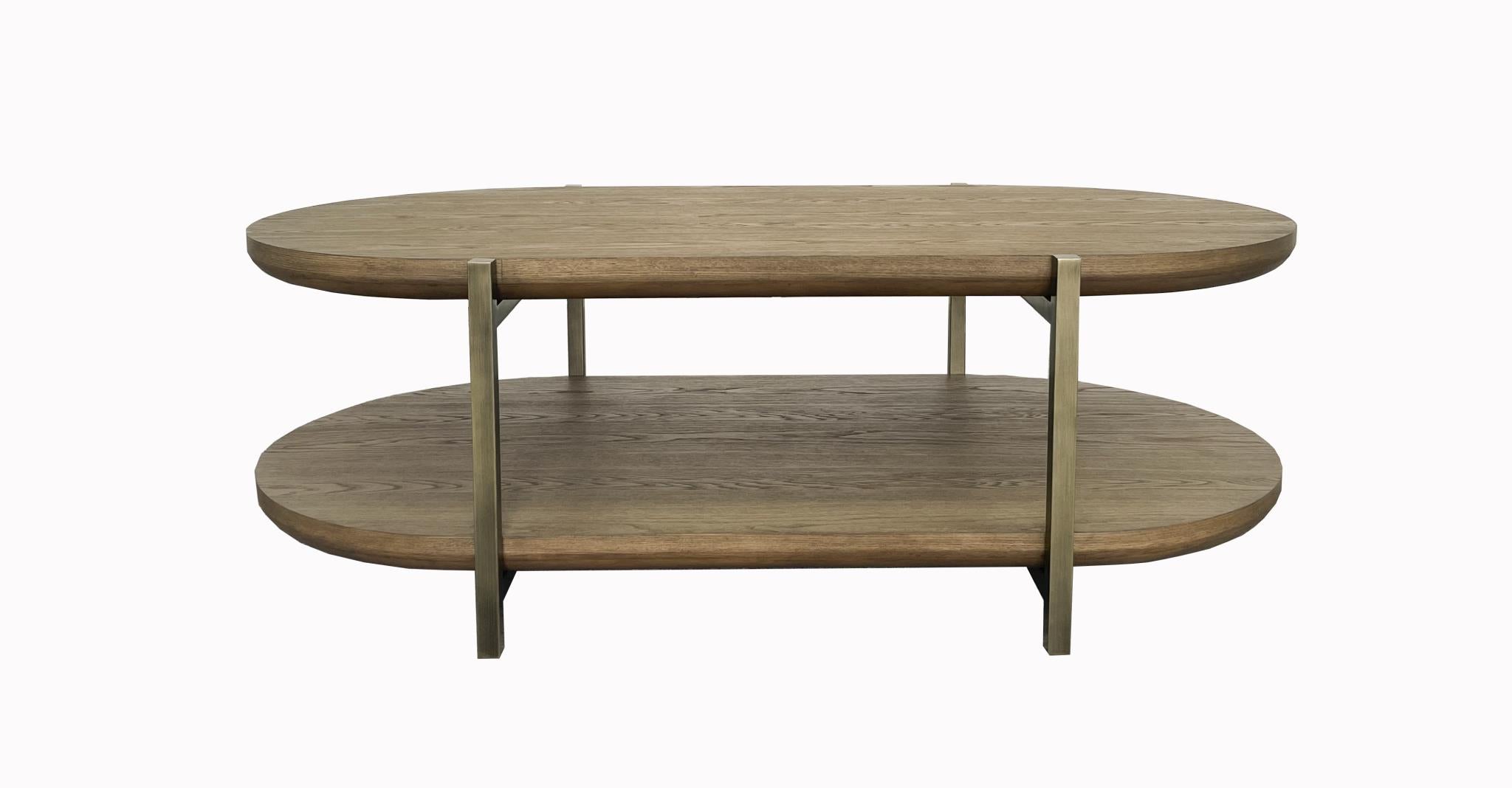 Elure Bridges Cocktail Table - Latte