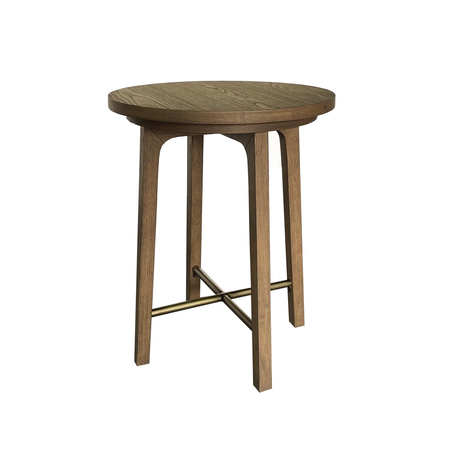 Elure X-base Accent Table - Latte