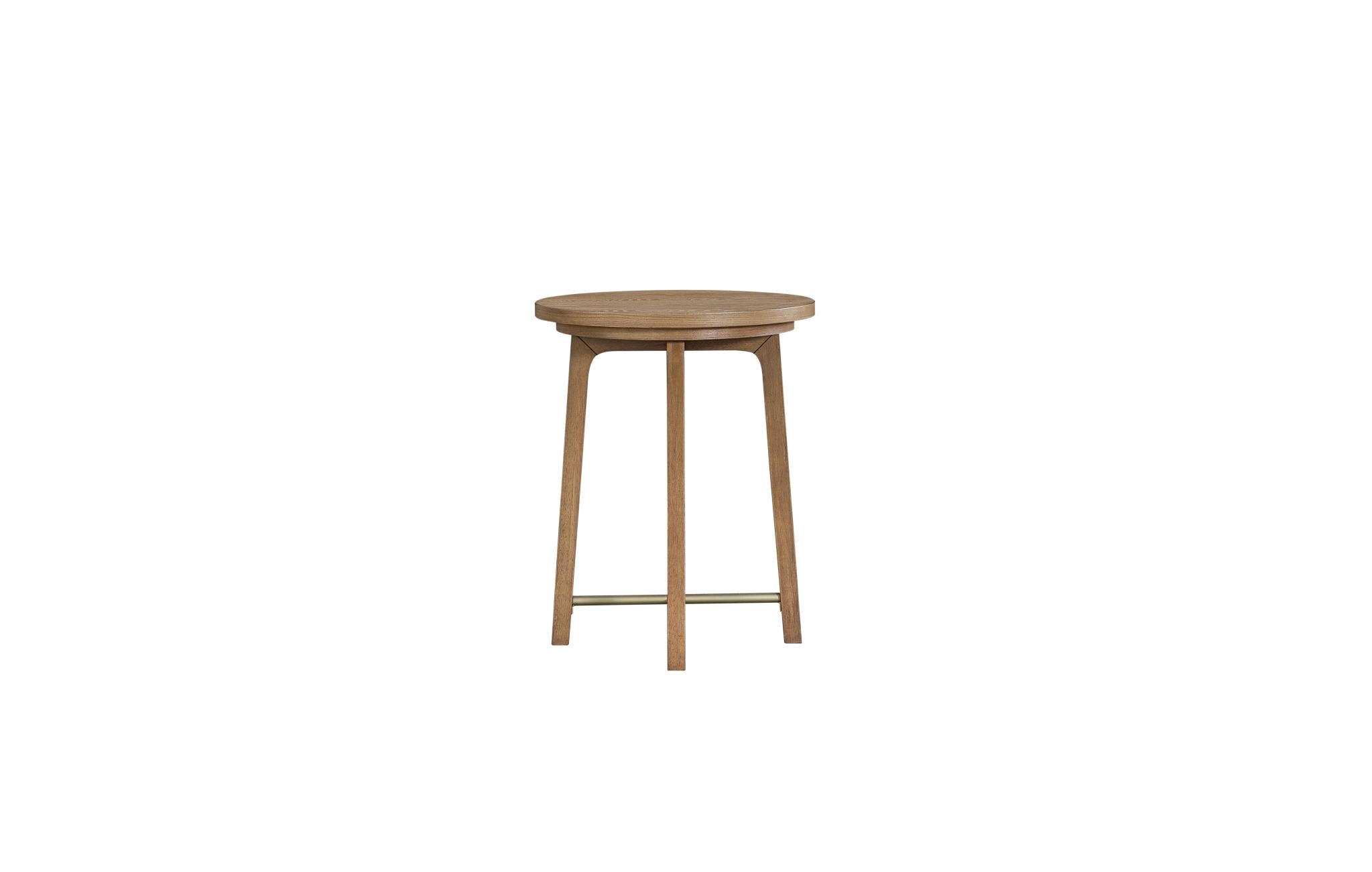 Elure X-base Accent Table - Latte
