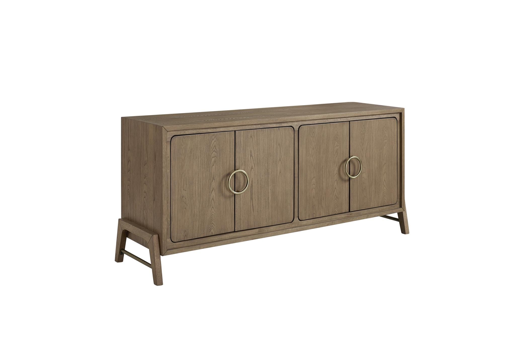 Elure 65 inch Console W/ Power Pack - Latte