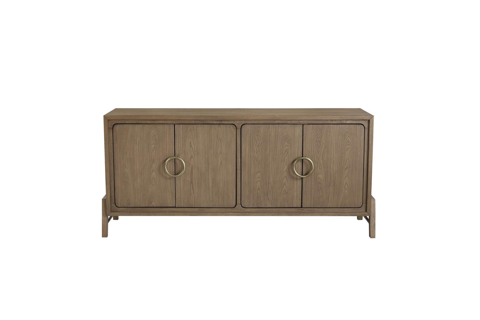 Elure 65 inch Console W/ Power Pack - Latte