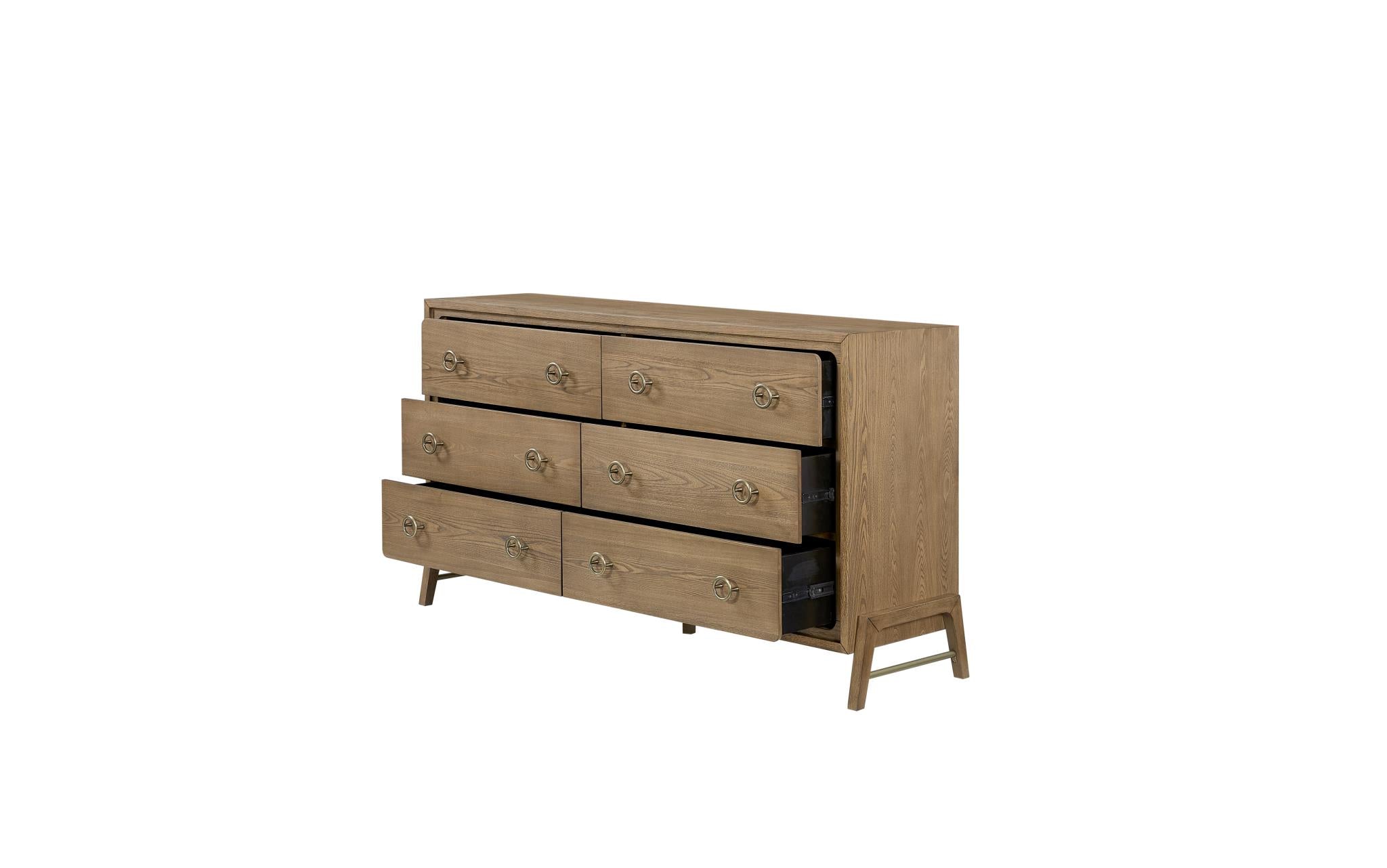 Elure HI-Leg Dresser - Latte