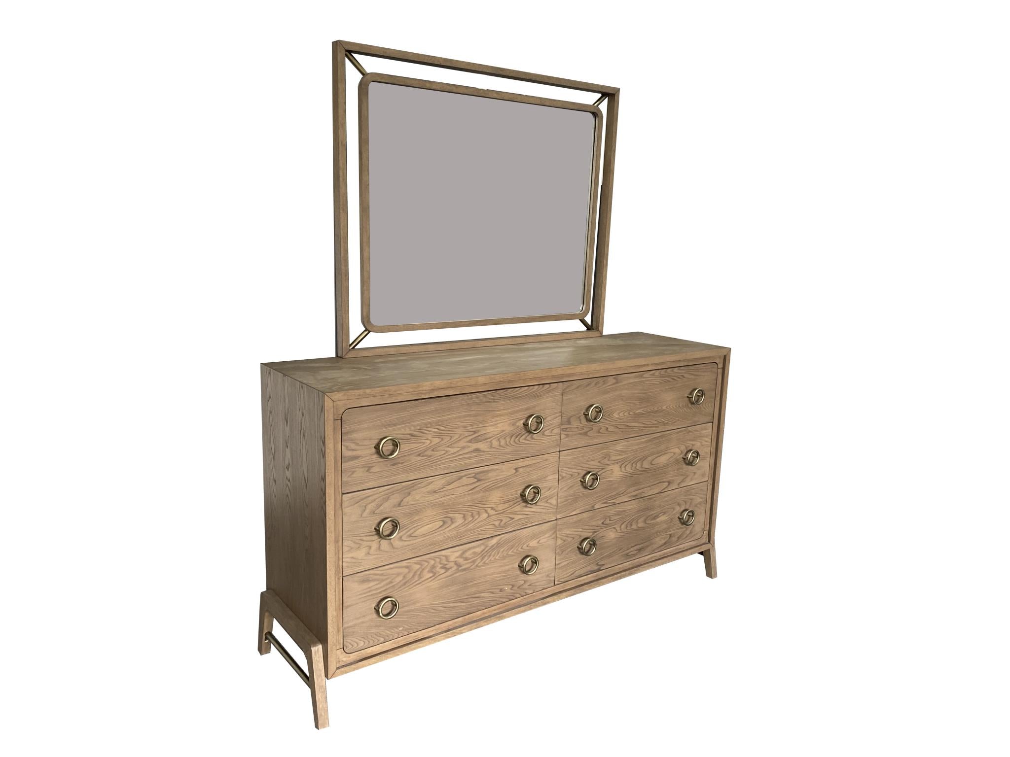 Elure HI-Leg Dresser - Latte