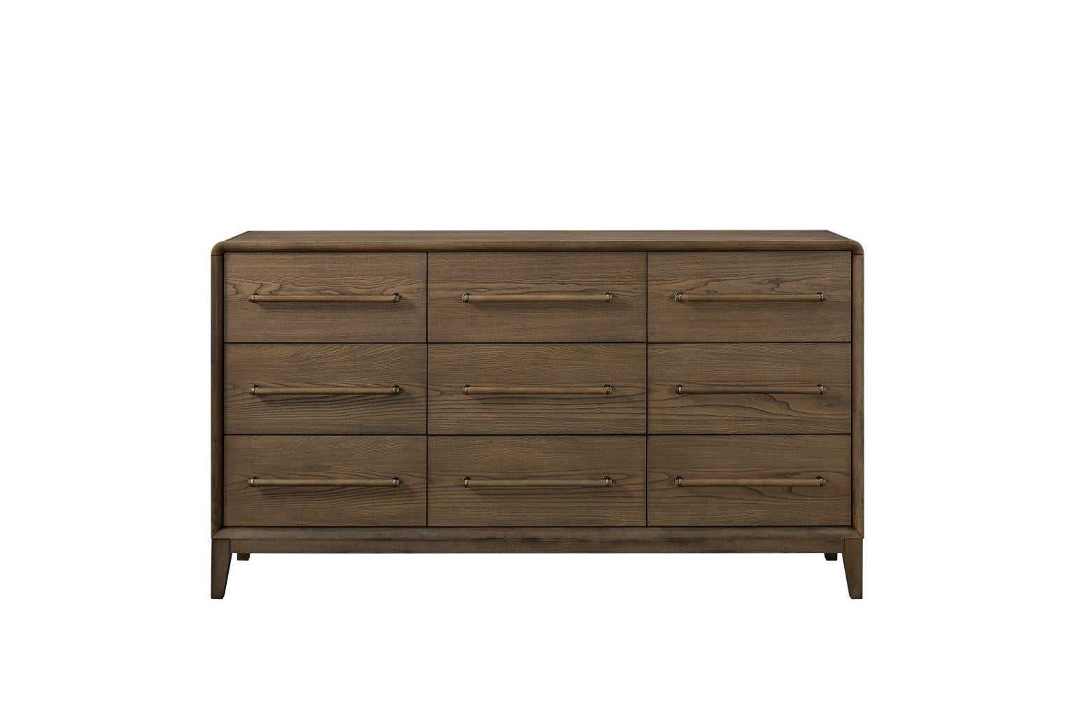 Elure 9-Drawer Dresser - Latte