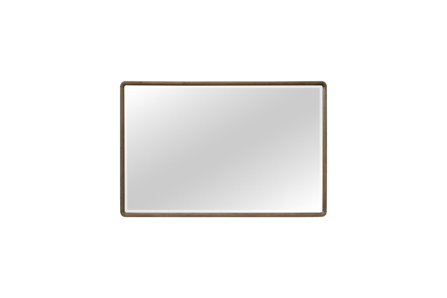 Elure Rectangle wood mirror - Latte