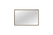 Elure Rectangle wood mirror - Latte