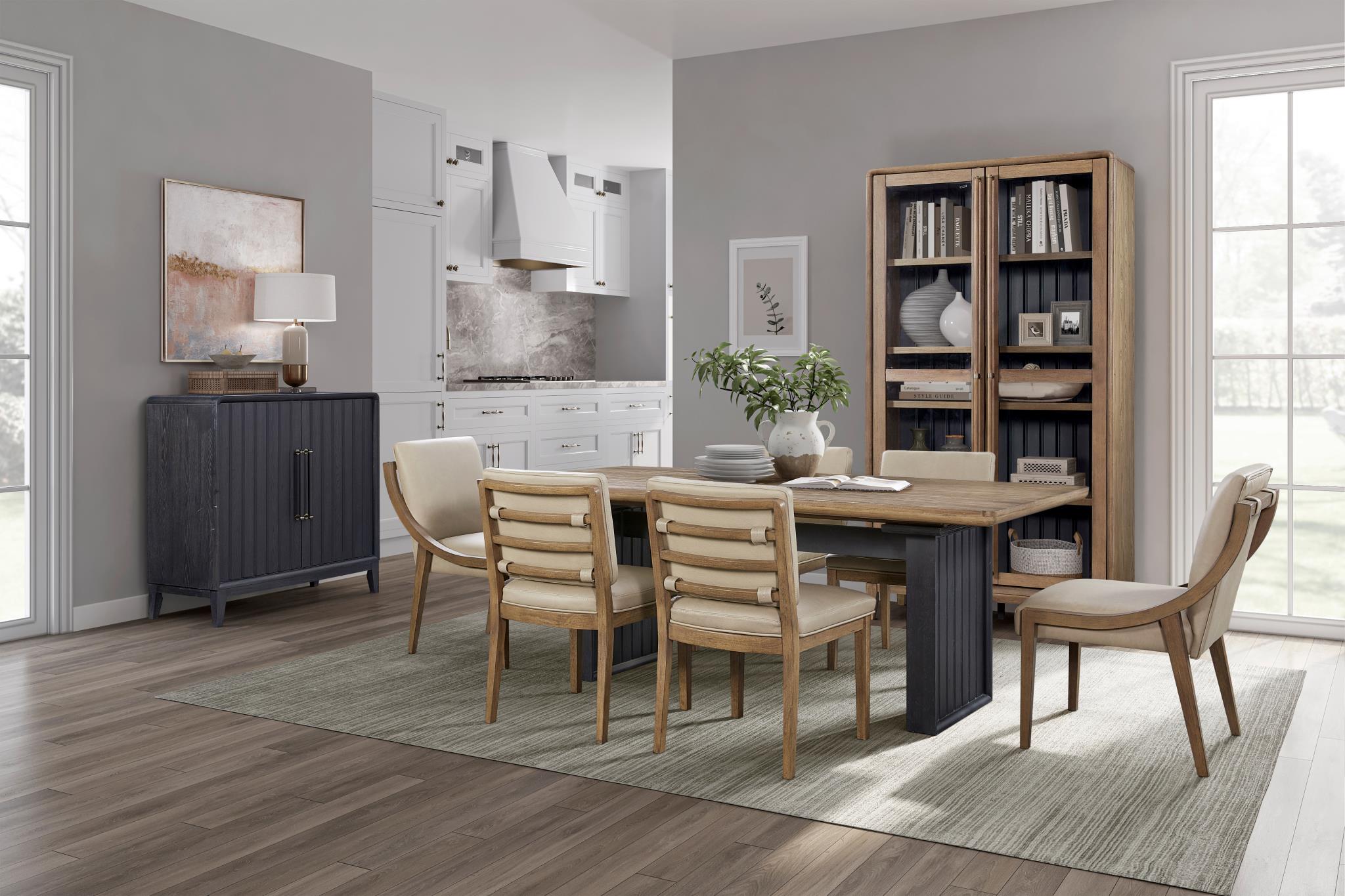 Elure Bar Cabinet - Peppercorn