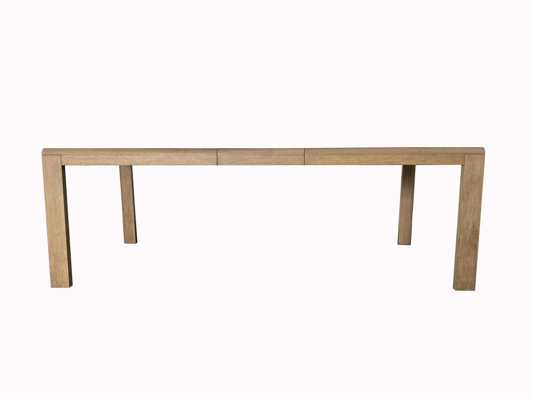 Elure Leg Dining Table w/leaf - Latte