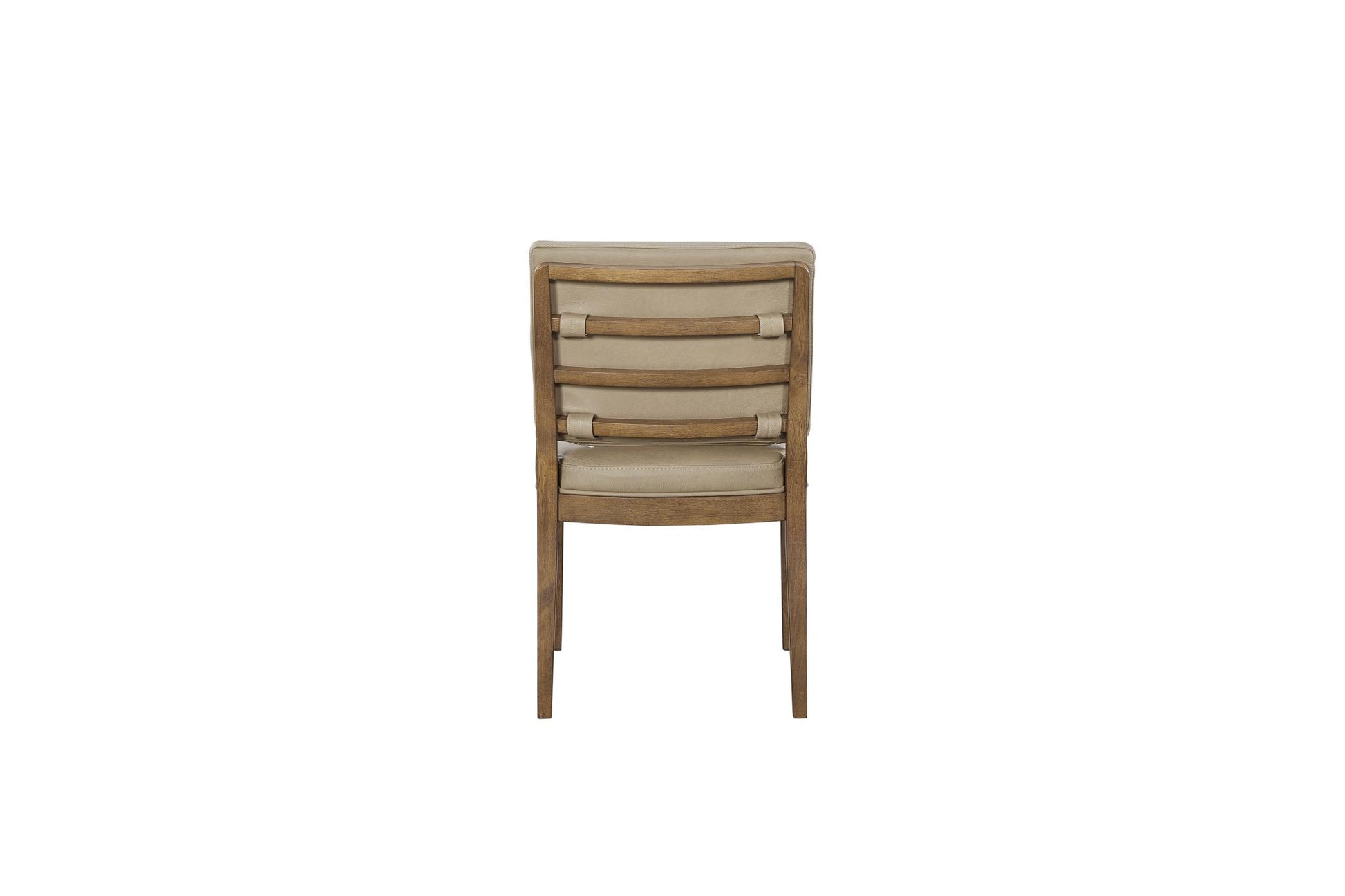 Elure Latte & Leather Soft Back Chair