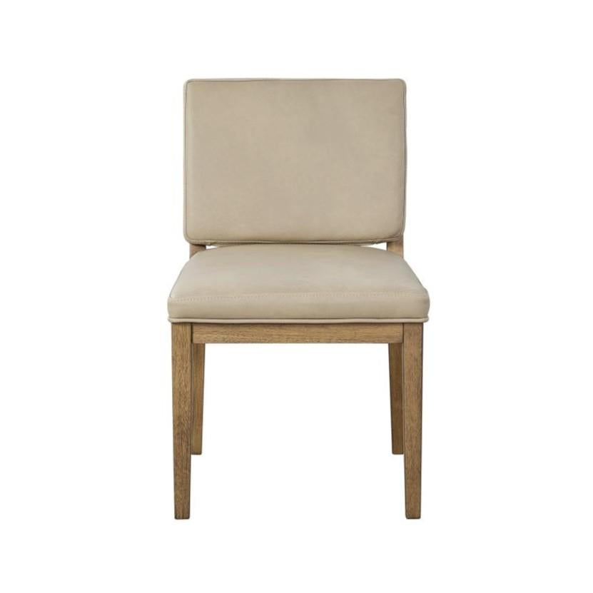 Elure Latte & Leather Soft Back Chair