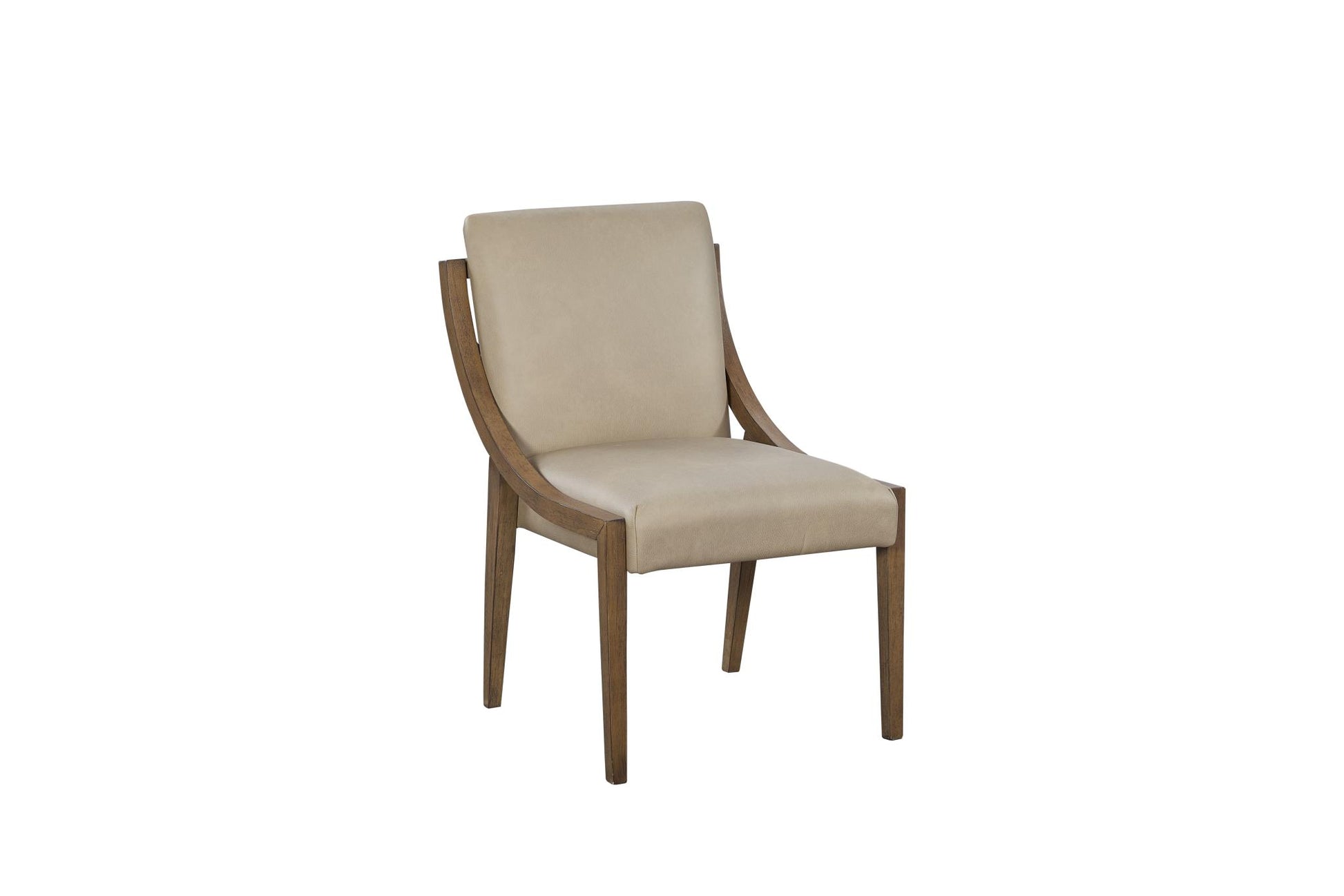 Elure Latte & Leather Sling Chair
