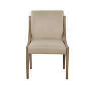 Elure Latte & Leather Sling Chair