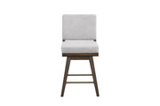 Elure Latte Swivel Counter Stool - Avenger Pumice