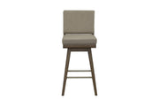 Elure Latte Swivel Bar Stool - Leather