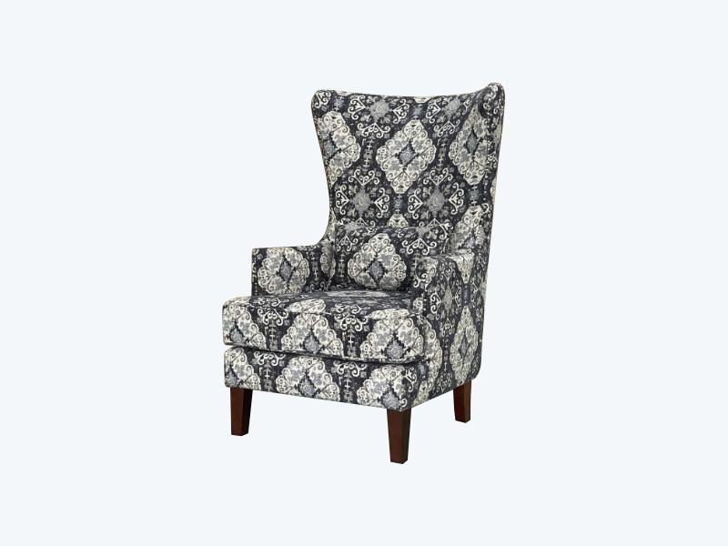 Citrus Heights Hi-Back Accent Chair - Slate