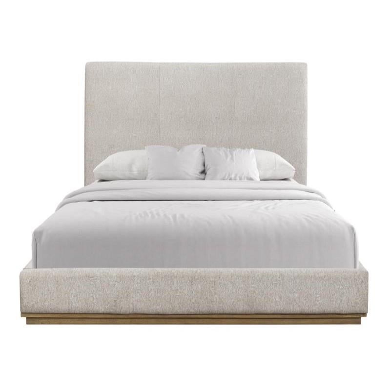 Elure Complete Queen Platform Style Bed - Latte