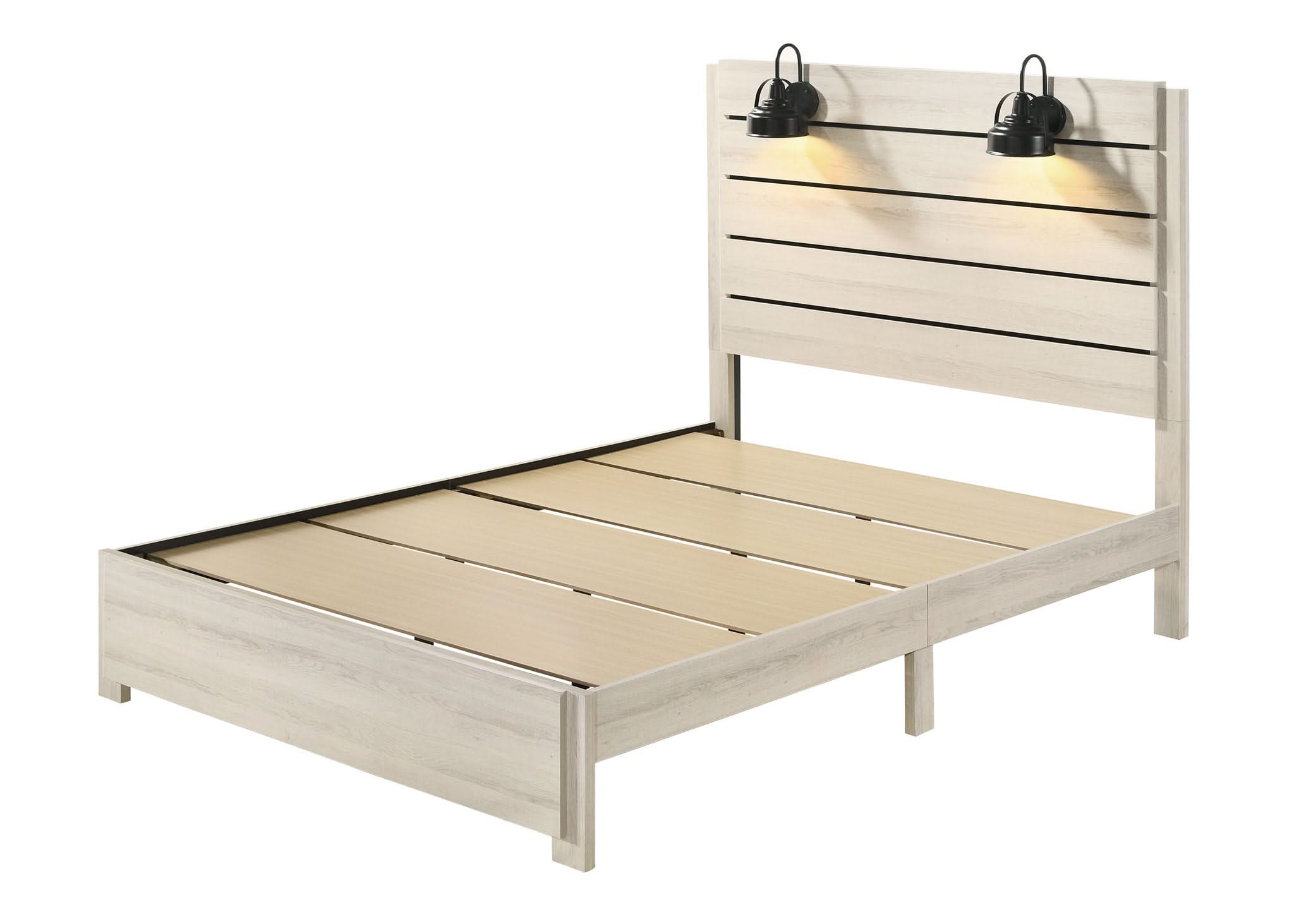 Carter - King 5 Piece Bedroom Set - White