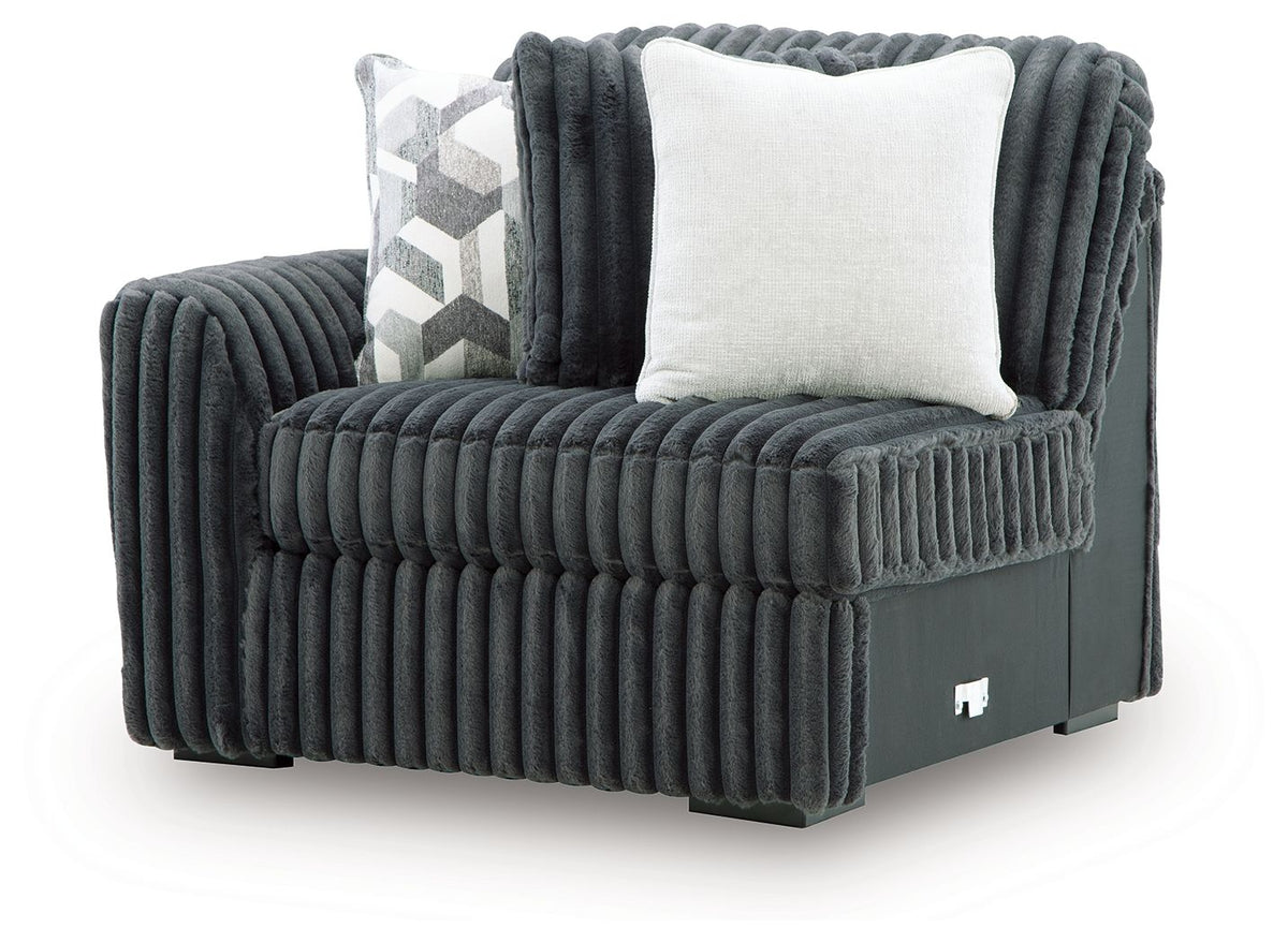 Midnight-Madness - LAF Corner Chair - Gunmetal