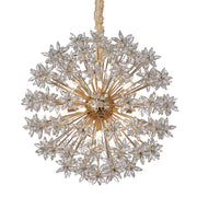 Michael Amini Lighting - Bouquet 18-Light Round Crystal Chandelier - Gold