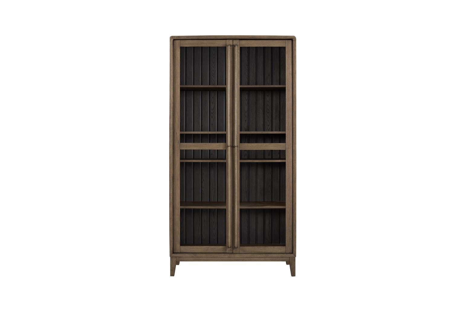 Elure Latte & Peppercorn Display Cabinet