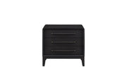 Elure 3-Drawer Nightstand included USB - Peppercorn