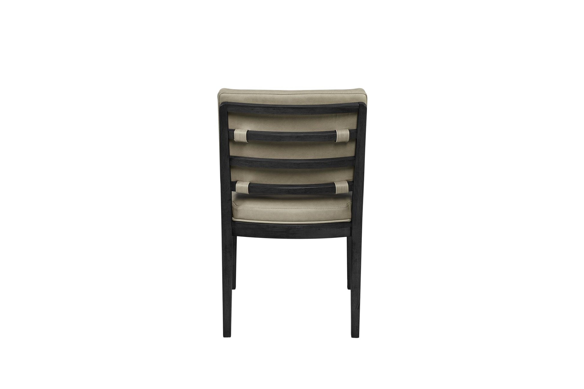 Elure Peppercorn & Leather Soft Back Chair