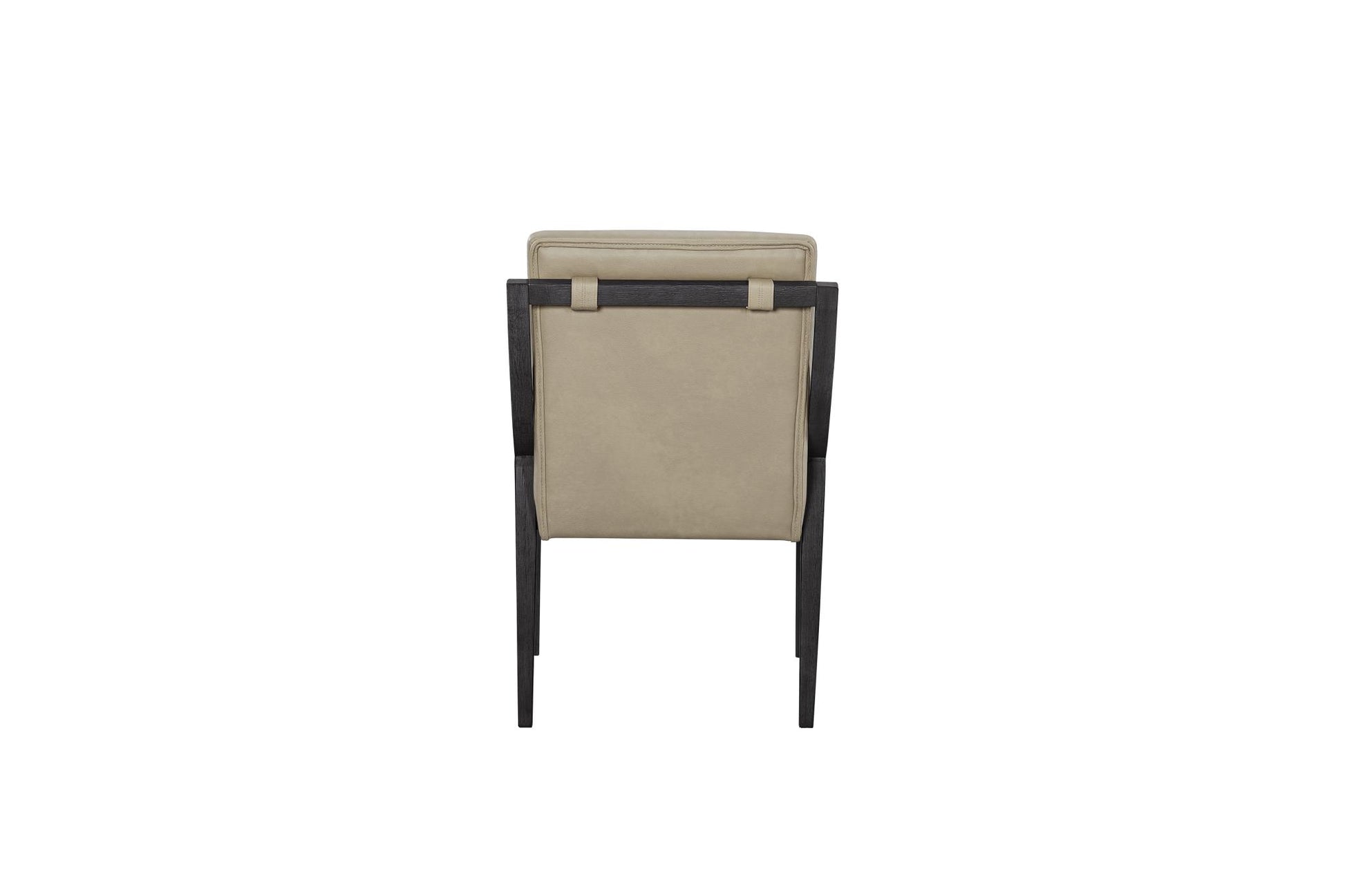 Elure Peppercorn & Leather Sling Chair