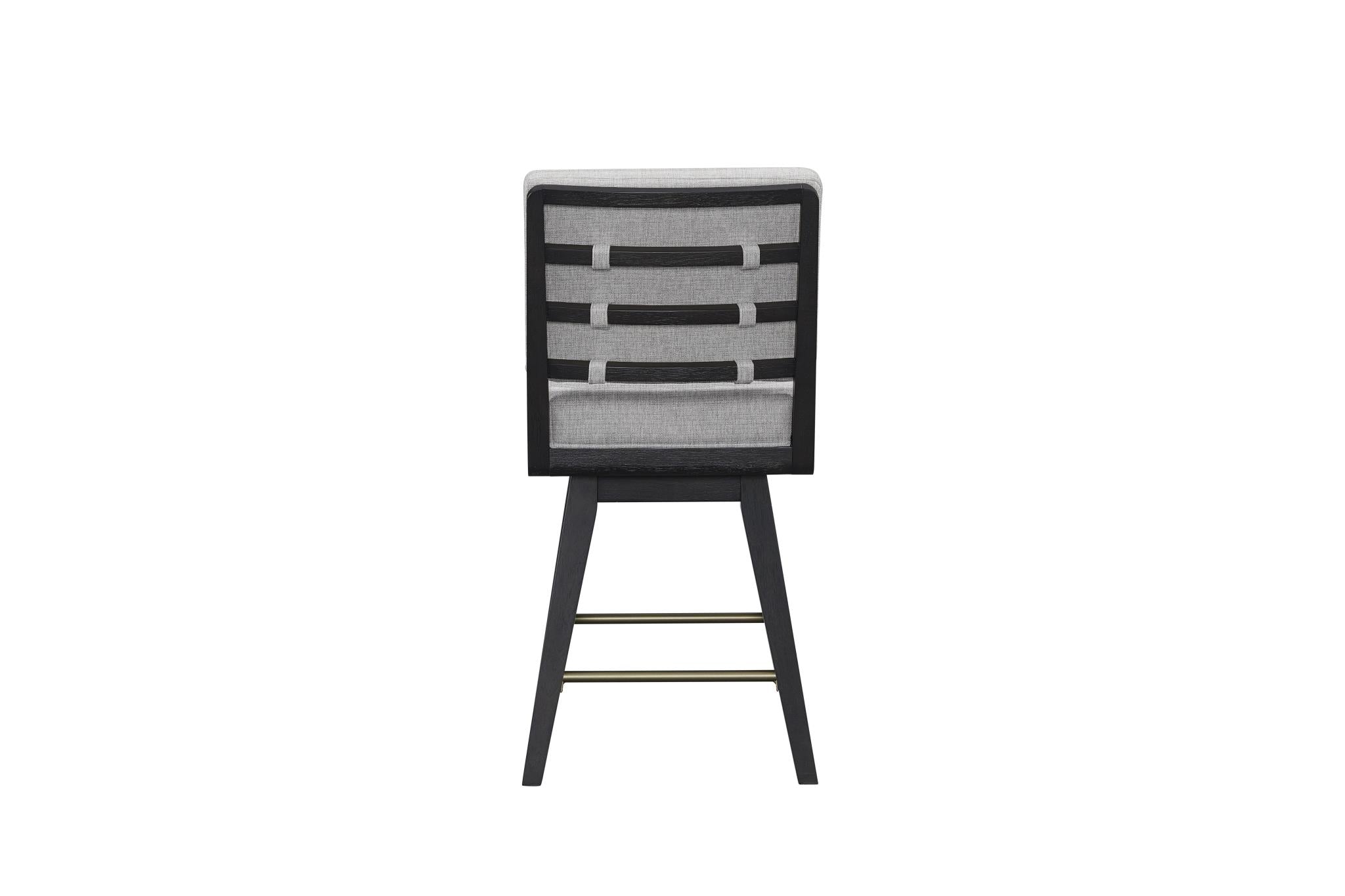 Elure Peppercorn Swivel Counter Stool - Avenger Pumice