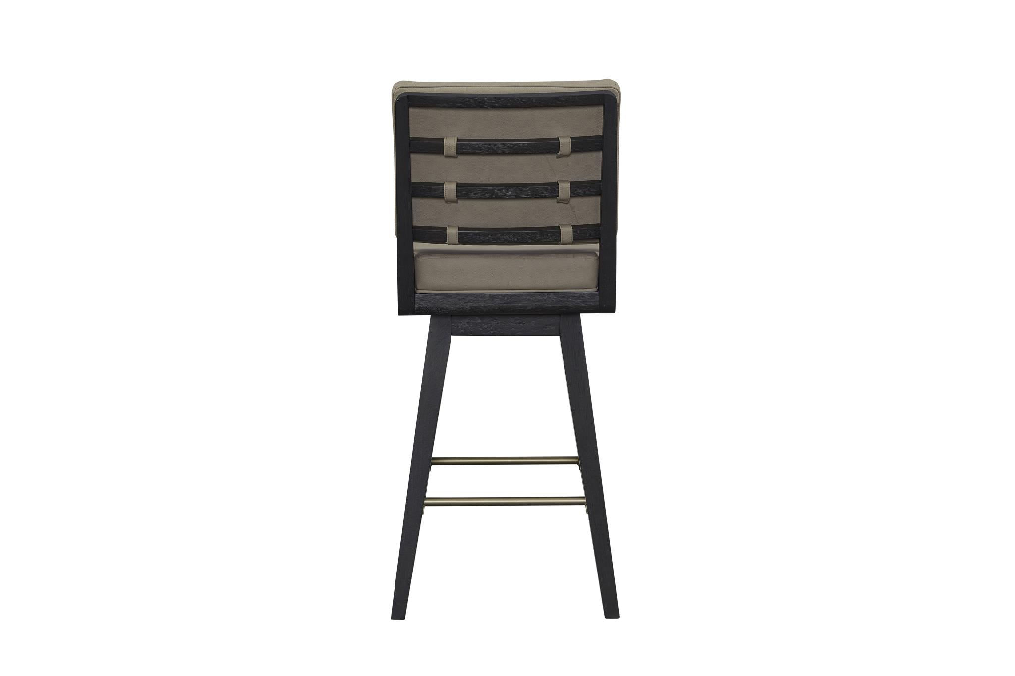 Elure Peppercorn Swivel Bar Stool - Leather