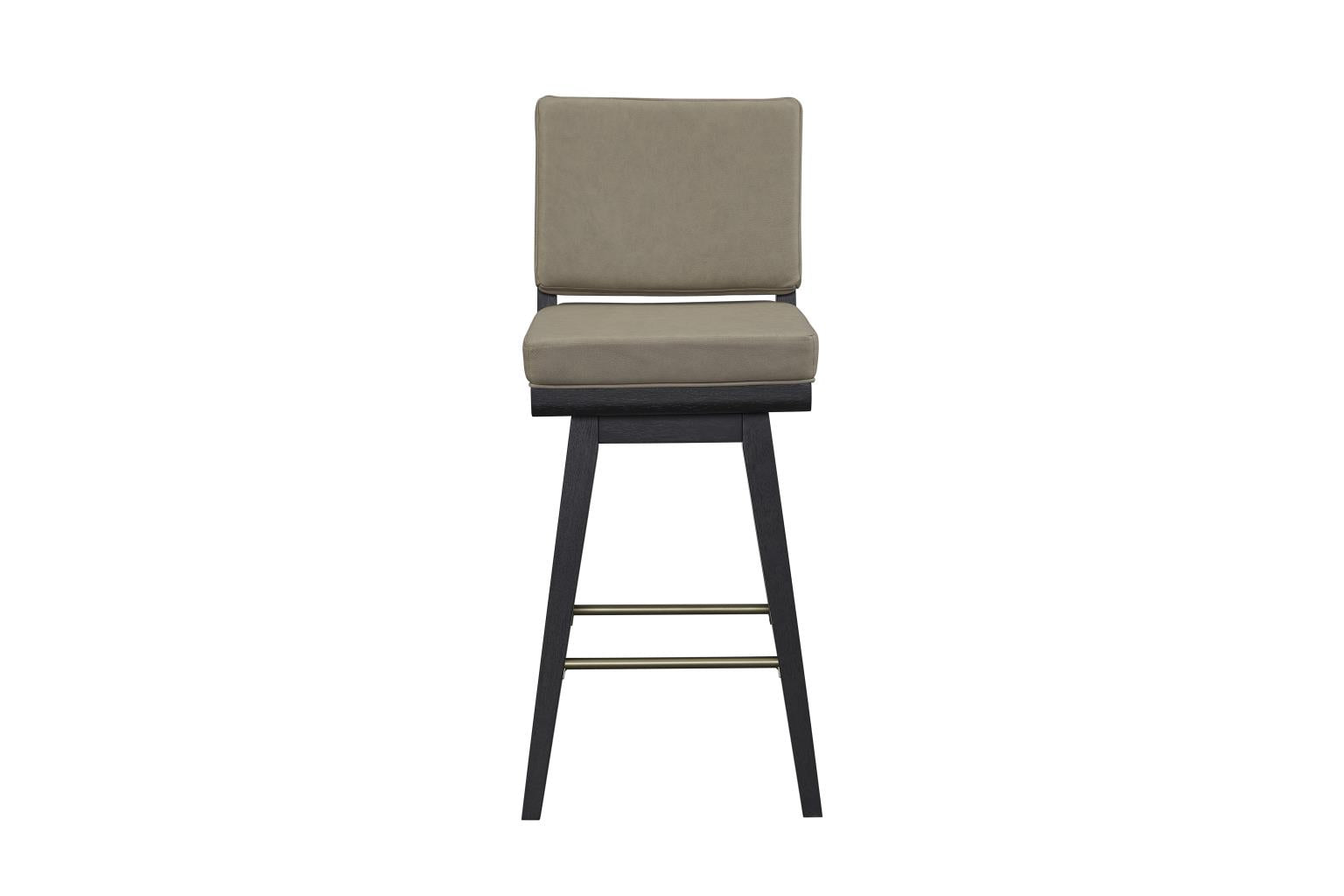 Elure Peppercorn Swivel Bar Stool - Leather