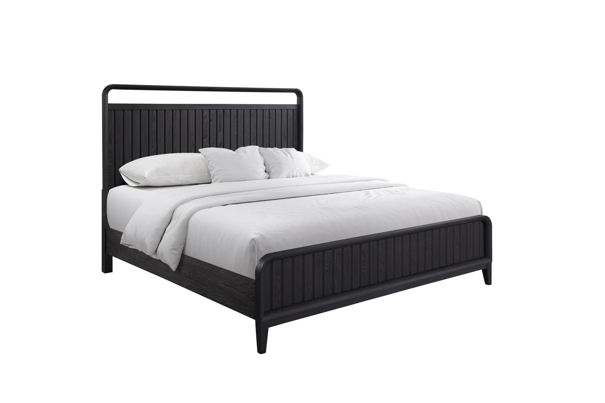 Elure Complete Queen Open Panel Bed - Peppercorn