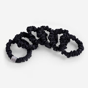 Hyper-Silk - Skinny Performance Scrunchies (Set of 6) - Black